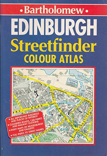 Stock image for Edinburgh Streetfinder Colour Atlas (Streetfinders) for sale by AwesomeBooks