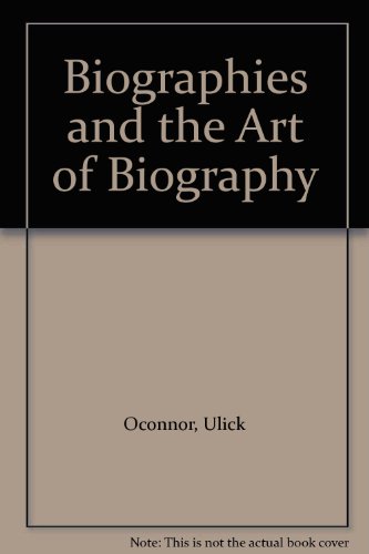 Beispielbild fr Biographers and the Art of Biography zum Verkauf von WorldofBooks