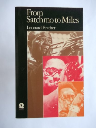 Stock image for From Satchmo to Miles for sale by Last Century Books