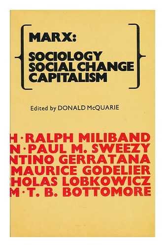 Imagen de archivo de Marx: Sociology, social change, capitalism a la venta por Irish Booksellers