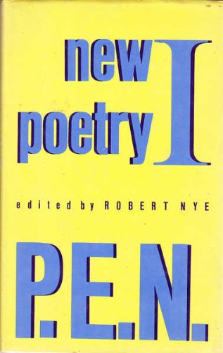 Imagen de archivo de New Poetry I, P.E.N.: v.1 (P. E. N. New Poetry) a la venta por WorldofBooks