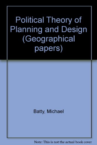 9780704904545: Political Theory of Planning and Design