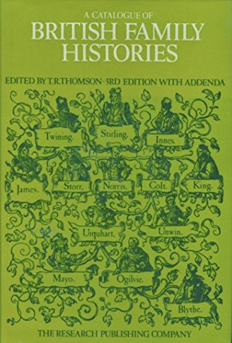 Imagen de archivo de Catalogue of British Family Histories a la venta por WorldofBooks