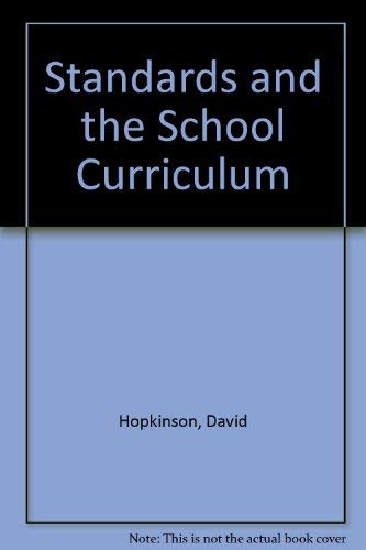 Standards and the School Curriculum (9780706236323) by David Hopkinson