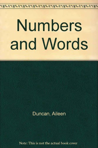 Numbers and Words: Workbk. 1 (9780706238341) by Duncan, Aileen