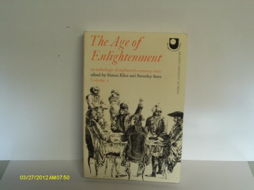 9780706239218: The Age of Enlightenment: Volume One: v. 1
