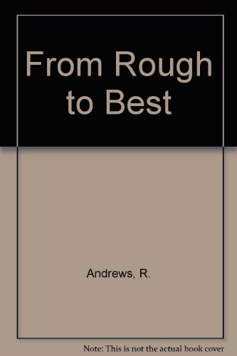 From Rough to Best: Editing: a New Approach to Writing in the Classroom (9780706241198) by Andrews, Richard