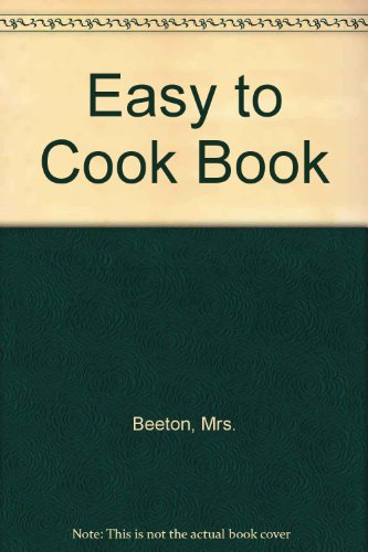 Beispielbild fr Easy to Cook Book zum Verkauf von madelyns books