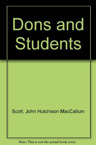 9780706314922: Dons and Students