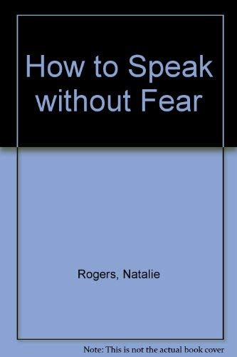 Beispielbild fr How to Speak without Fear zum Verkauf von WorldofBooks