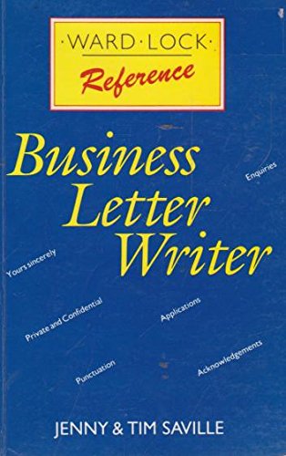 Stock image for Business Letter Writer for sale by AwesomeBooks