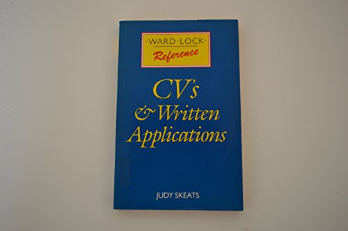 Stock image for CVs & Written Applications (Ward Lock Reference) for sale by Hippo Books