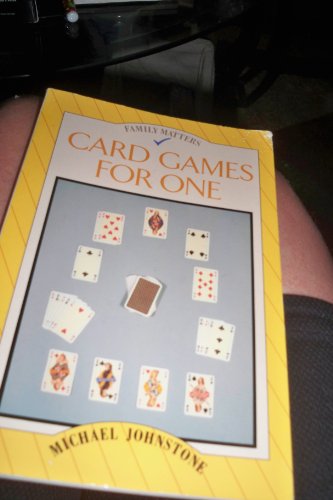 Beispielbild fr Card Games for One (Family Matters (Rosen Group)) zum Verkauf von More Than Words