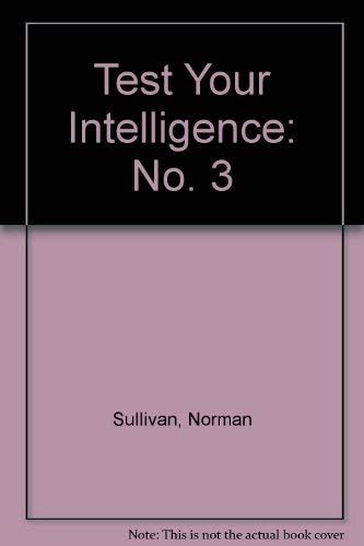 Test Your Intelligence (9780706369427) by Sullivan, Norman