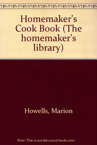 Imagen de archivo de Homemaker's Cook Book (The homemaker's library) a la venta por Bahamut Media