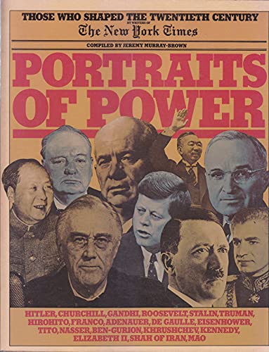 Stock image for Portraits of Power for sale by Reuseabook