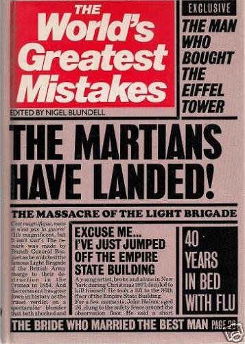 Imagen de archivo de The world's greatest mistakes a la venta por SecondSale