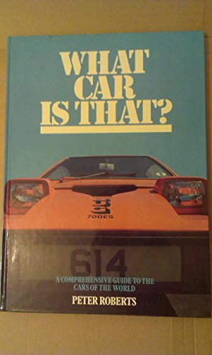 9780706411775: What Car is That?
