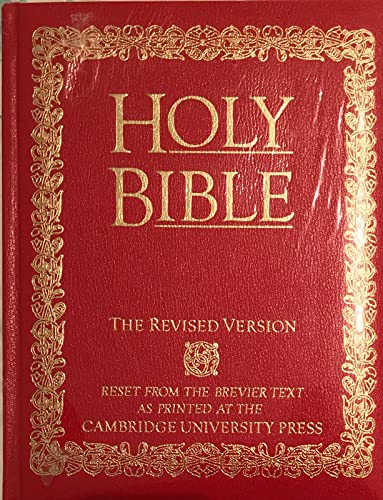 Holy Bible: The Revised Version Reset from the Brevier Text as Printed at the Cambridge University Press (9780706417043) by Holy Bible