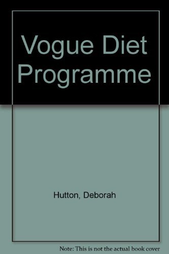 Imagen de archivo de "Vogue" Diet Programme a la venta por AwesomeBooks