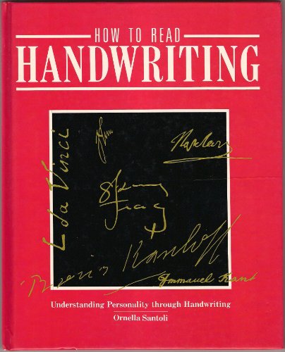 Beispielbild fr How To Read Handwriting: Understanding Personality Through Handwriting zum Verkauf von WorldofBooks