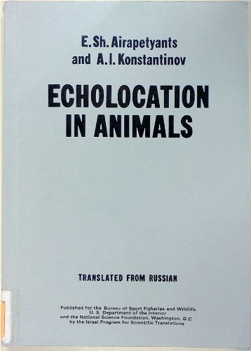 Imagen de archivo de Echolocation in Animals a la venta por Anybook.com