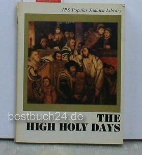 Beispielbild fr High holy days (JPS Popular Judaica Library) zum Verkauf von Rosemary Pugh Books