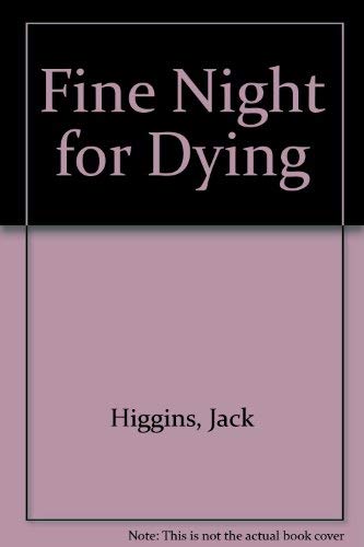 9780706610703: Fine Night for Dying