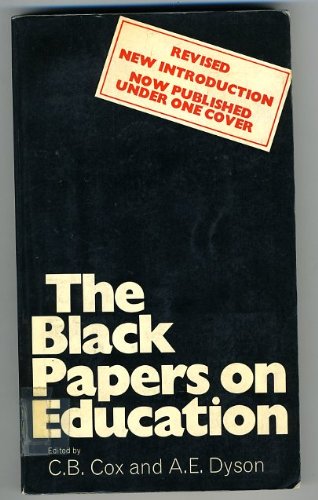 Imagen de archivo de (Ed.) Black Papers on Education a la venta por WorldofBooks