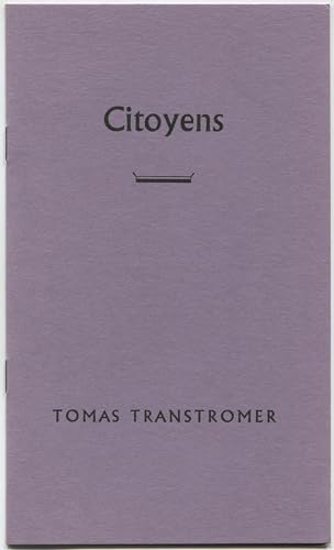 Citoyens (9780706802665) by TranstroÌˆmer, Tomas