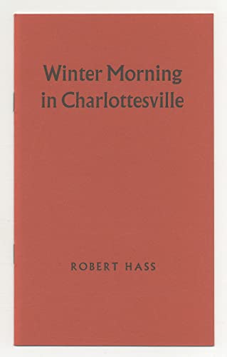 Winter Morning in Charlottesville (9780706803587) by HASS, Robert