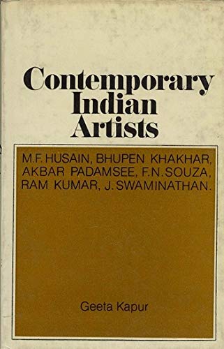 Contemporary Indian artists (9780706905274) by Kapur, Geeta