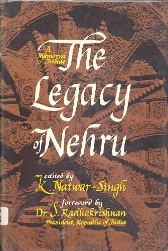 9780706926590: Legacy of Nehru: A Memorial Tribute