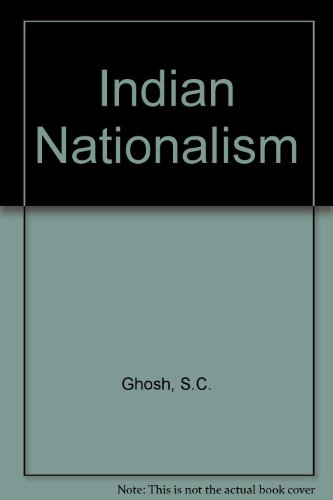 Imagen de archivo de Indian Nationalism a la venta por Mispah books