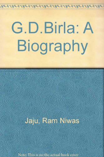 9780706928570: G.D. Birla: A Biography