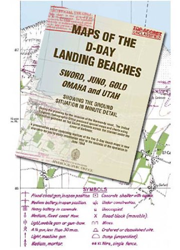 9780707715186: Maps of the D-Day Landing Beaches: Sword, Juno, Gold, Omaha, Utah : Showing in Minute Detail , the Ground Situation in April 1944