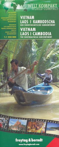 9780707911496: Vietnam, Laos, Cambodia 1:1,250,000 Travel Map, waterproof FREYTAG