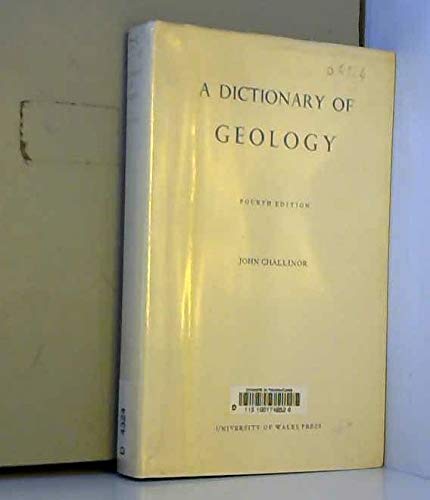 9780708305348: Dictionary of Geology