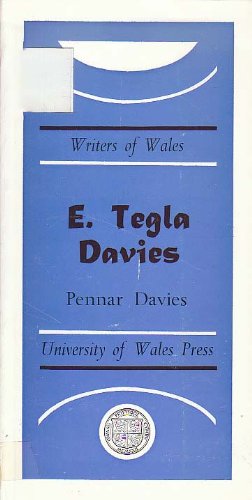 Stock image for E. TEGLA DAVIES. for sale by Siop y Morfa BA