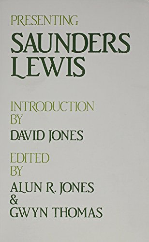 Imagen de archivo de Presenting Saunders Lewis a la venta por siop lyfrau'r hen bost