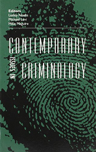 Stock image for Contemporary Issues in Criminology for sale by WorldofBooks