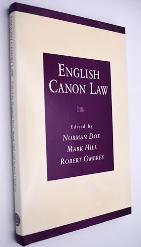 Stock image for English Canon Law for sale by Better World Books Ltd