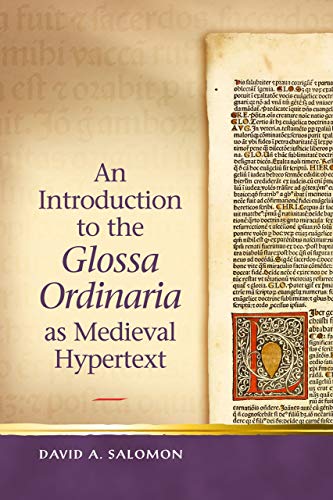 9780708324936: An Introduction to the 'Glossa Ordinaria' as Medieval Hypertext (Religion and Culture in the Middle Ages)