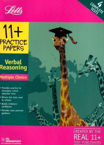 9780708703861: 11+ Practice Papers, Multiple-choice Verbal Reasoning Pack: Contains 4 Tests - 11A, 11B, 11C, 11D (Letts 11+ Practice Papers)