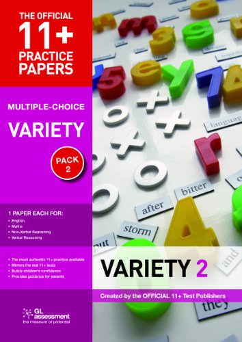 Stock image for 11+ Practice Papers Multiple-choice Variety Pack 2: Contains 4 Tests - Maths 11, Eng 11, VR 11, NVR 11 (The Official 11+ Practice Papers) for sale by WorldofBooks