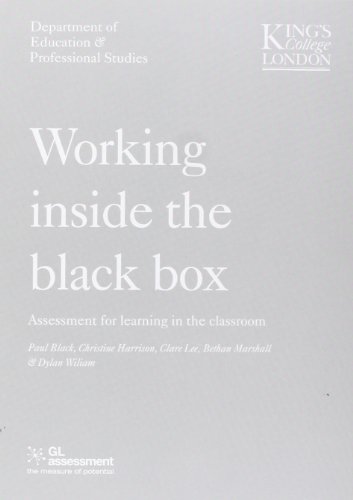 Working Inside the Black Box (9780708713792) by Paul Black