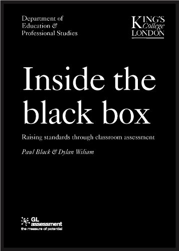 Beispielbild fr INSIDE THE BLACK BOX: Raising Standards Through Classroom Assessment: 1 zum Verkauf von Monster Bookshop