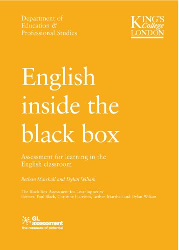 Imagen de archivo de English Inside the Black Box a la venta por SecondSale