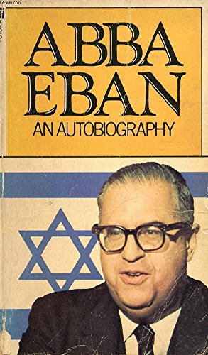 9780708814673: Abba Eban: An Autobiography