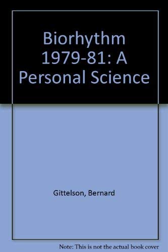 9780708816127: BIORHYTHM 1979-81: A PERSONAL SCIENCE